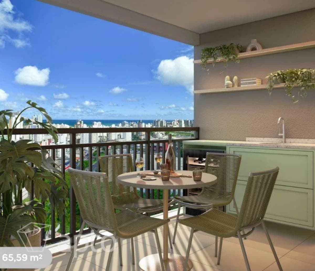 Apartamento 2 quartos 53m² - Costa Azul, Salvador